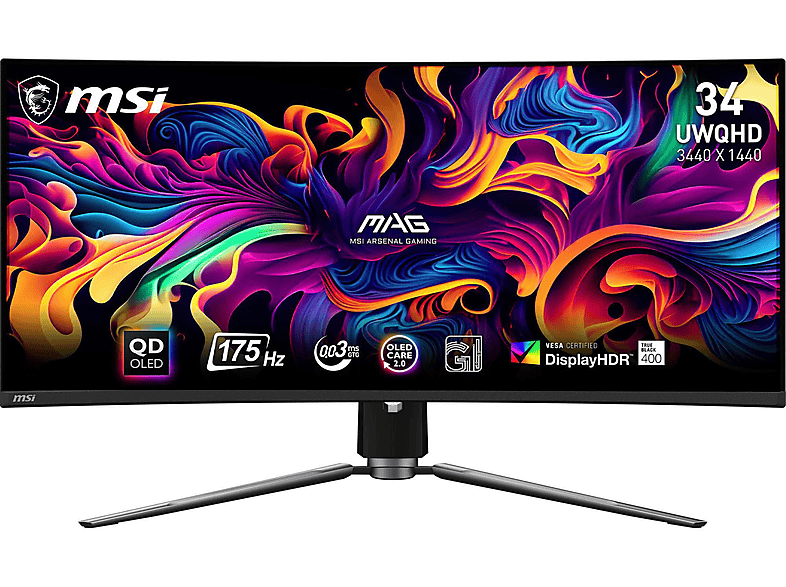 Monitor Gaming - MSI MAG 341CQPDE QD-OLED