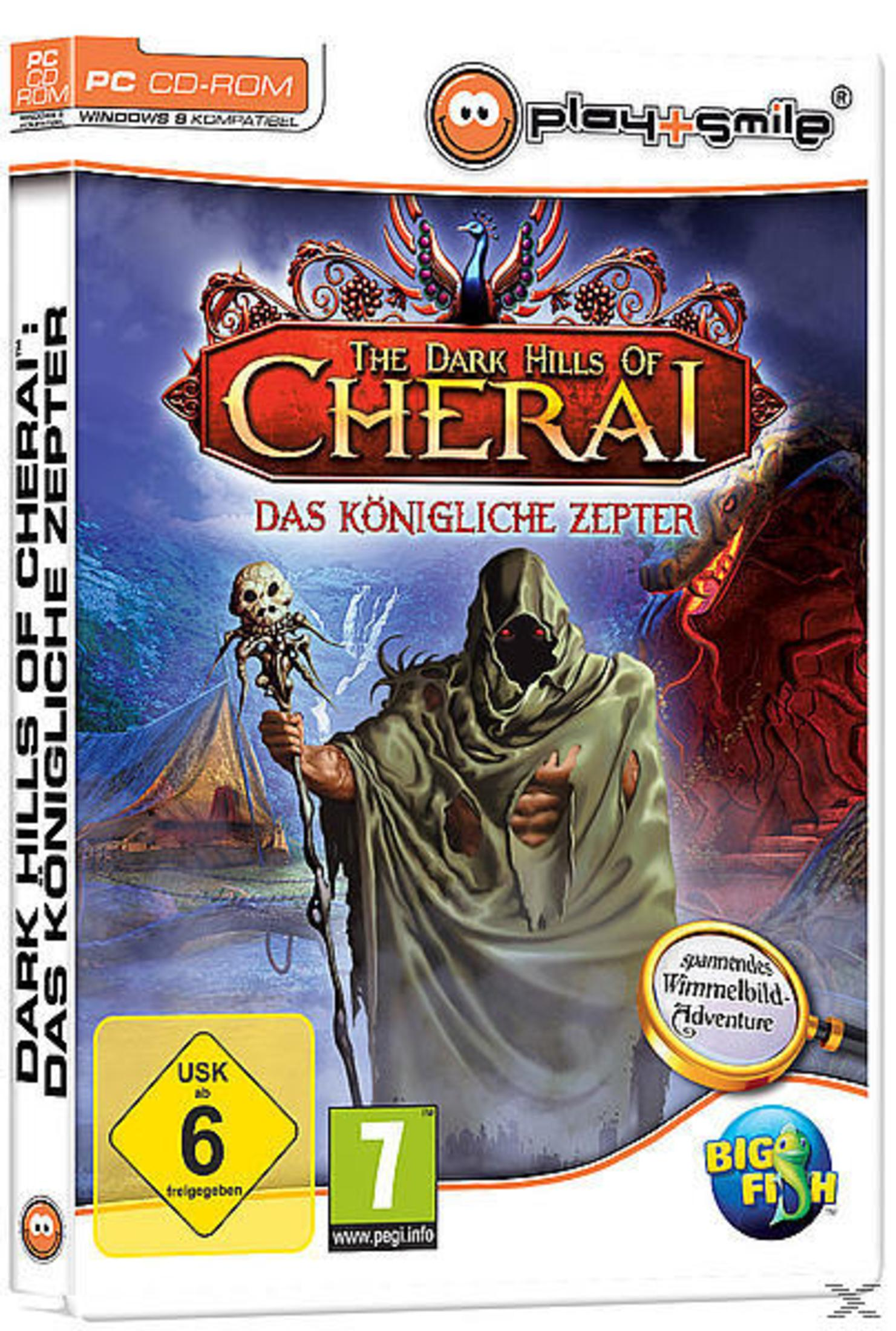 Das Cover eines Videospiels mit einer Kapuzenfigur und einem Totenkopfstab.