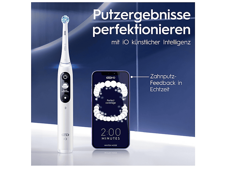 ORAL-B IO SERIES 6 WHITE JAS22 Elektrische Zahnbürste White
