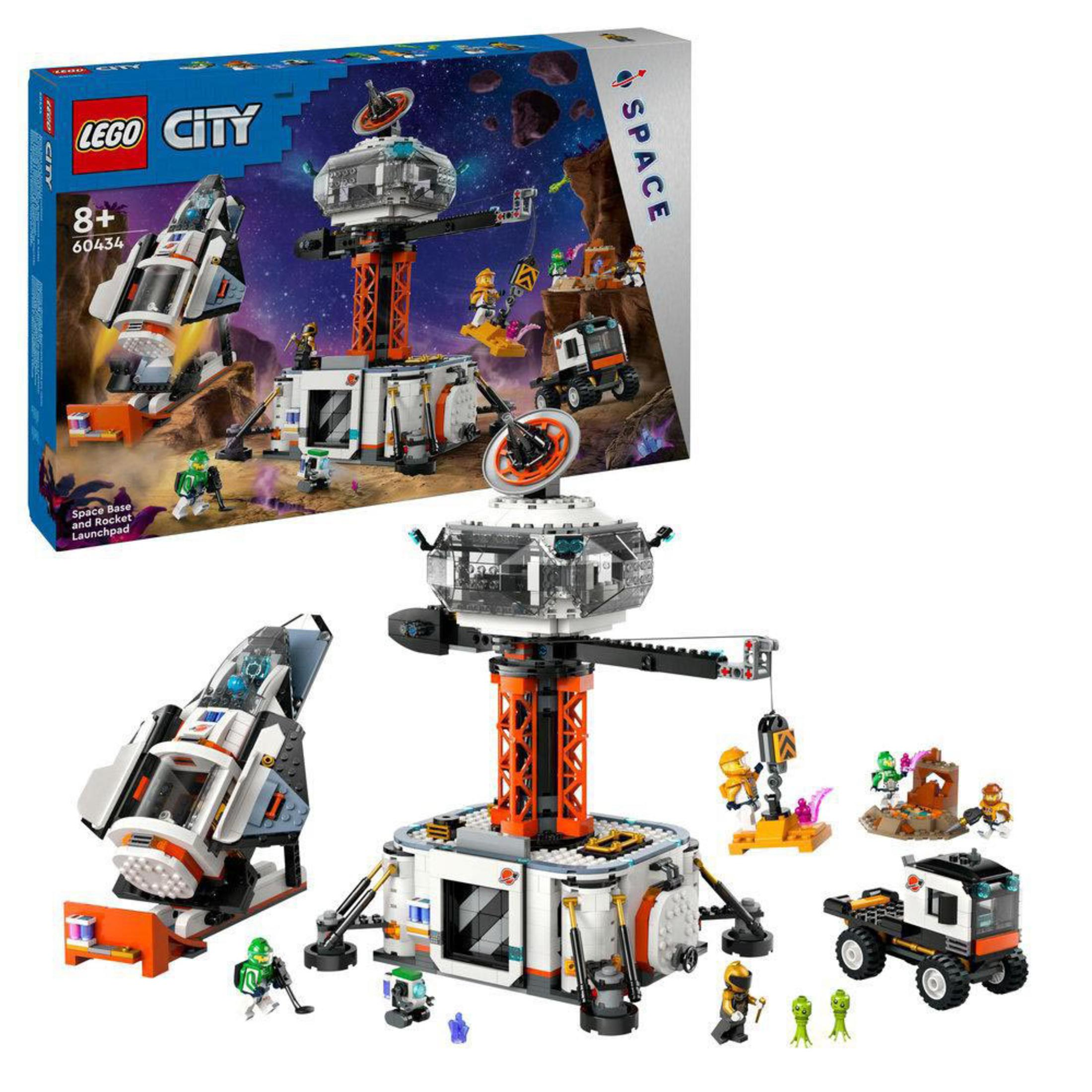 LEGO City Uzay Üssü ve Roket Fırlatma Rampası 60434