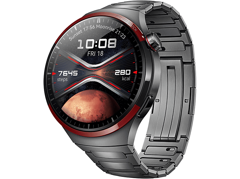 HUAWEI WATCH 4 PRO SPACE EDITION TITANIUM (MEDES-L19MN) Smartwatches Titanium Titanium, 140-210 mm, Dunkelgrau