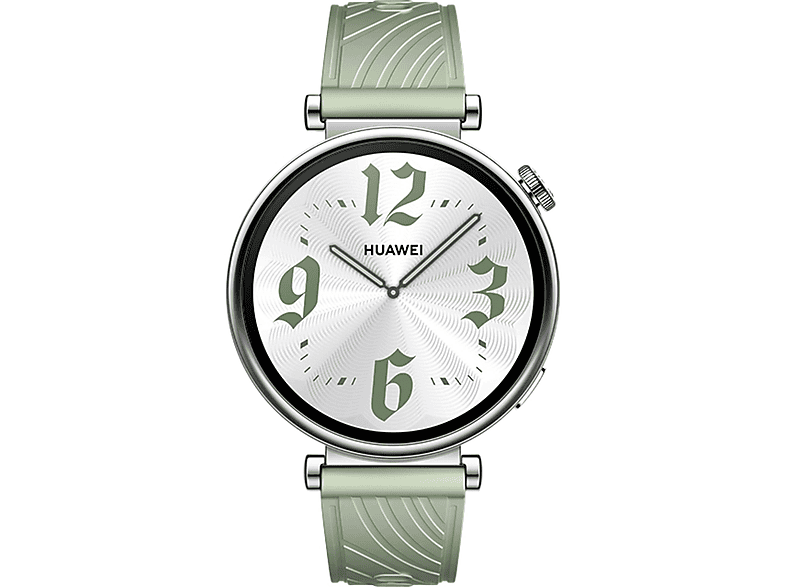 HUAWEI WATCH GT 4 41MM GREEN (AURORA-B19FG) Smartwatches Edelstahl Fluorelastomer-Armband, 120 – 190 mm, Grün | MediaMarkt HUAWEI WATCH GT 4 41MM GREEN (AURORA-B19FG) Smartwatches Edelstahl Fluorelastomer-Armband, 120 – 190 mm, Grün | MediaMarkt