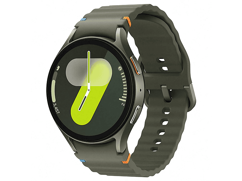 SAMSUNG GALAXY WATCH7 LTE 44MM GREEN Smartwatch Aluminium Fluorkautschuk, 85-130 mm, Green