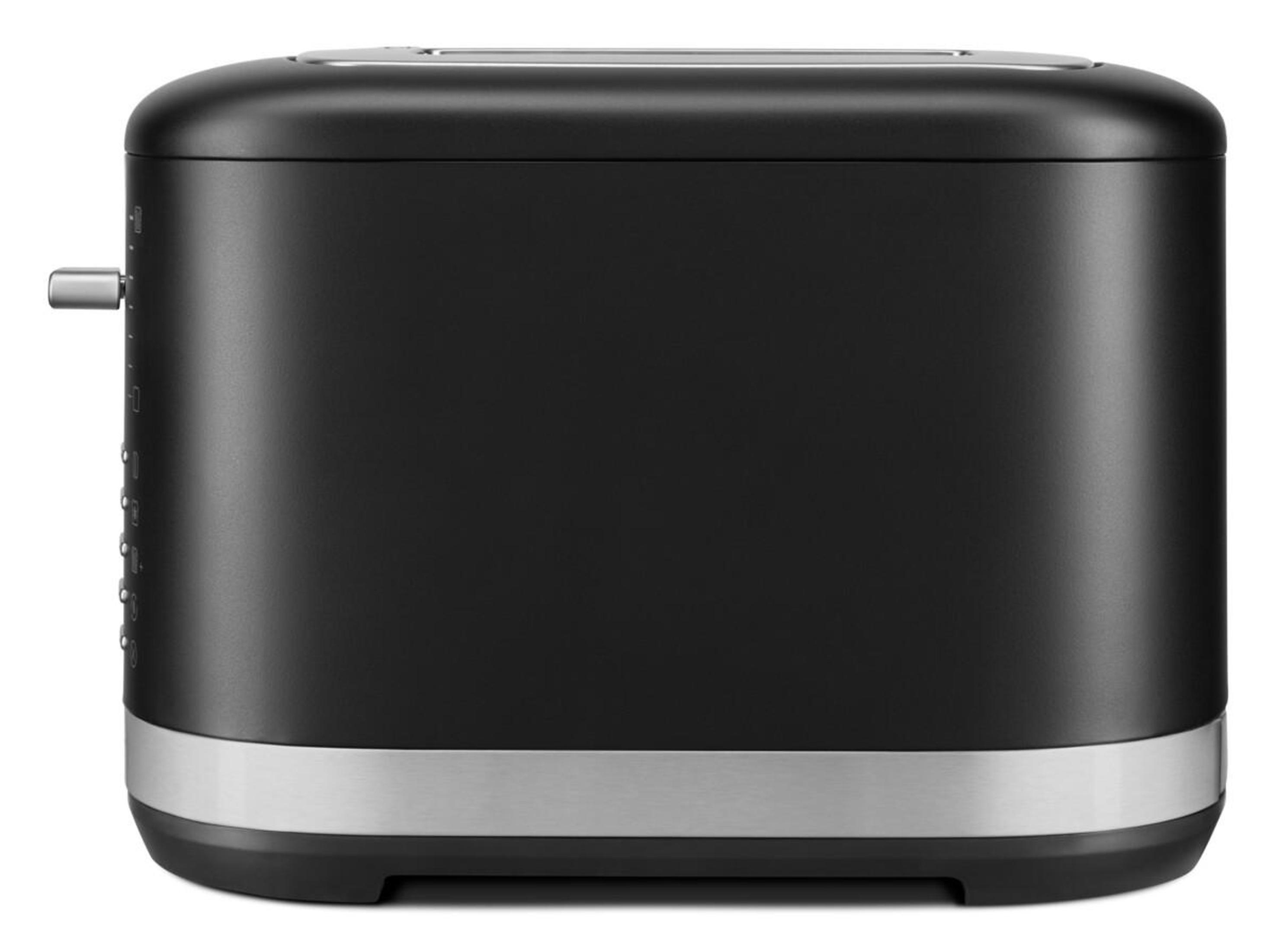 KITCHENAID 5KMT2109EBK Toaster Matt Schwarz (980 Watt, Schlitze: 2)