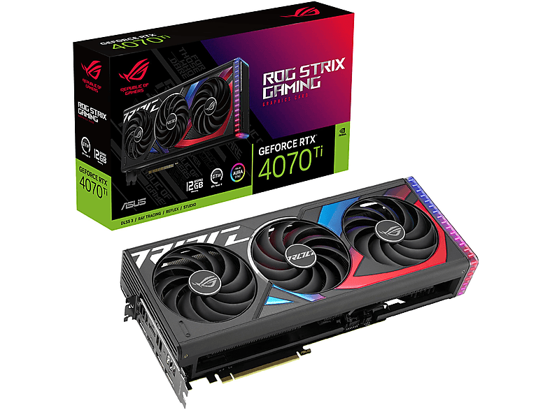 Tarjeta gráfica - ASUS ROG-STRIX-RTX4070TI-12G-GAMING