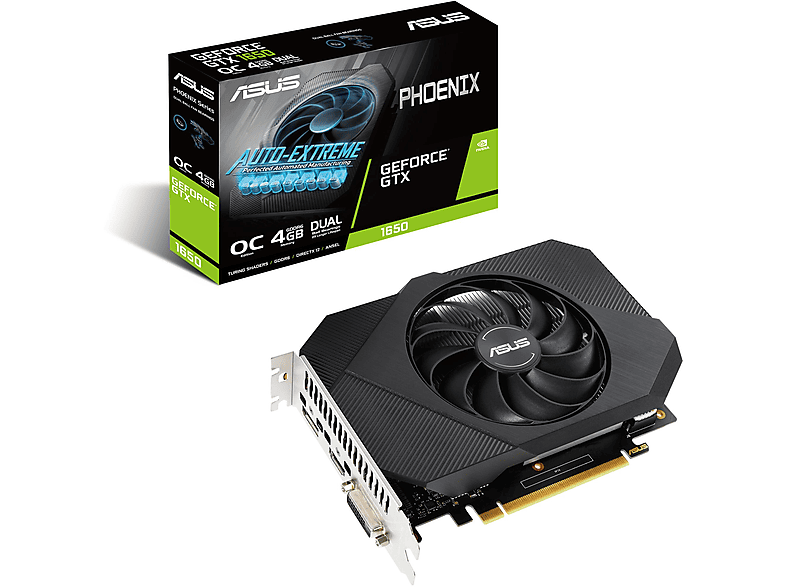 Tarjeta gráfica - ASUS ASUS Phoenix PH-GTX1650-O4GD6-P NVIDIA GeForce GTX 1650 4 GB GDDR6