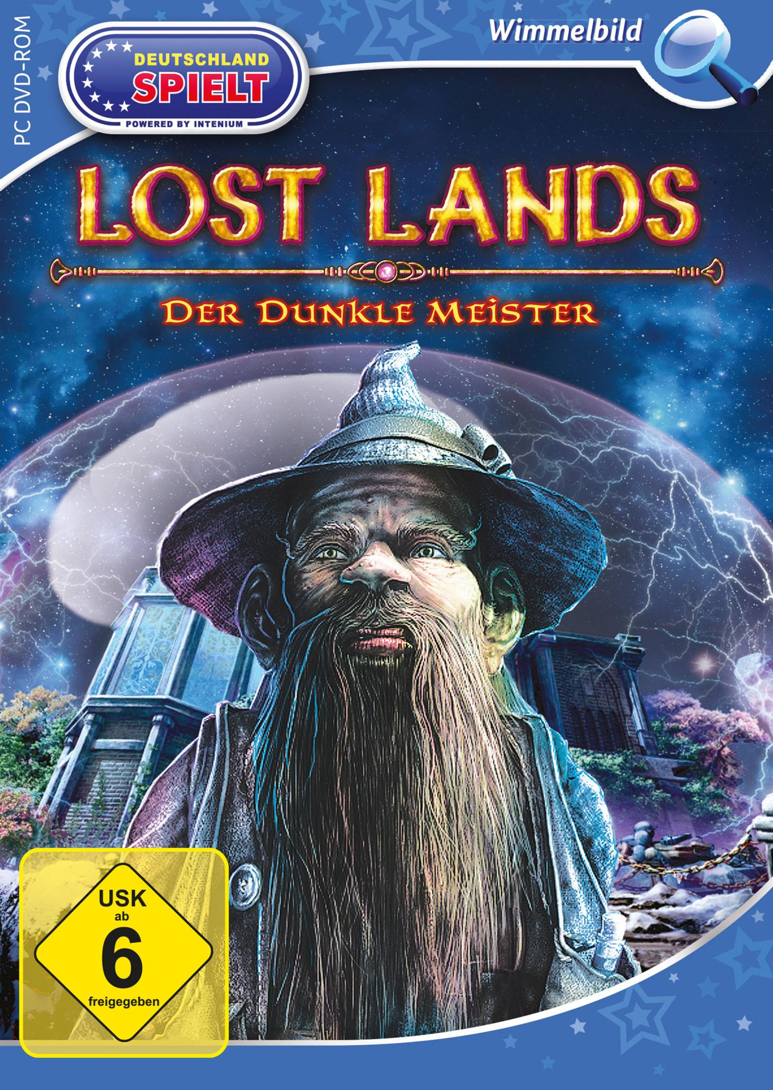 Spielcover eines Zauberers mit langem Bart und Hut. Der Hintergrund zeigt einen stürmischen Himmel.