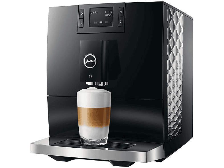JURA 15603 C8 PIANO BLACK (EA) Kaffeevollautomat Piano Black