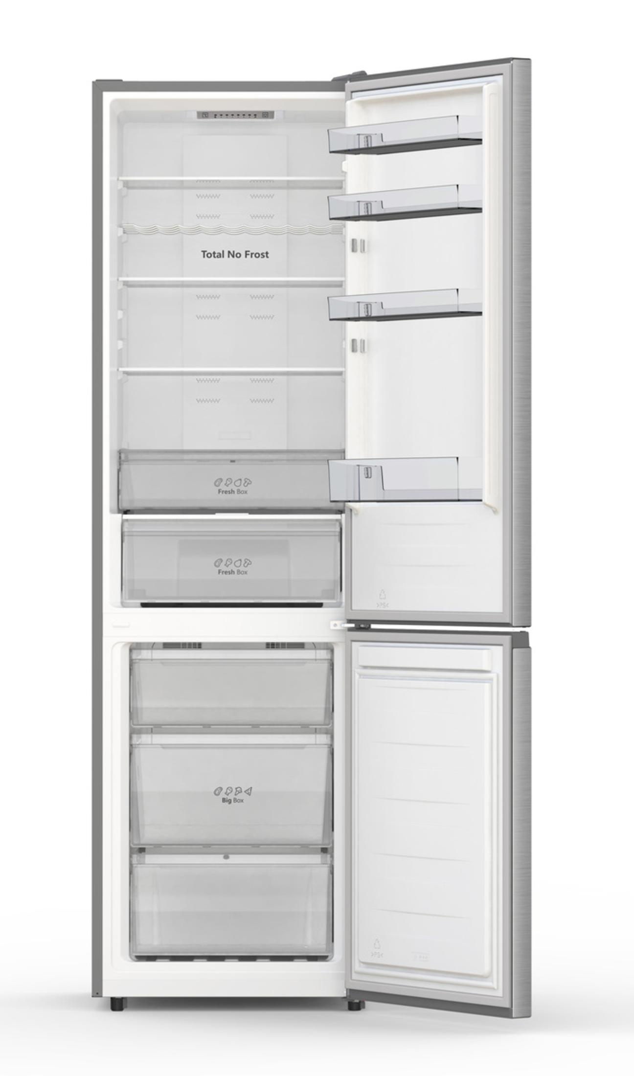 HISENSE RB 440 N 4 ACA Kühlgefrierkombination (A, 109 kWh, 2017 mm hoch, Inox-Look)