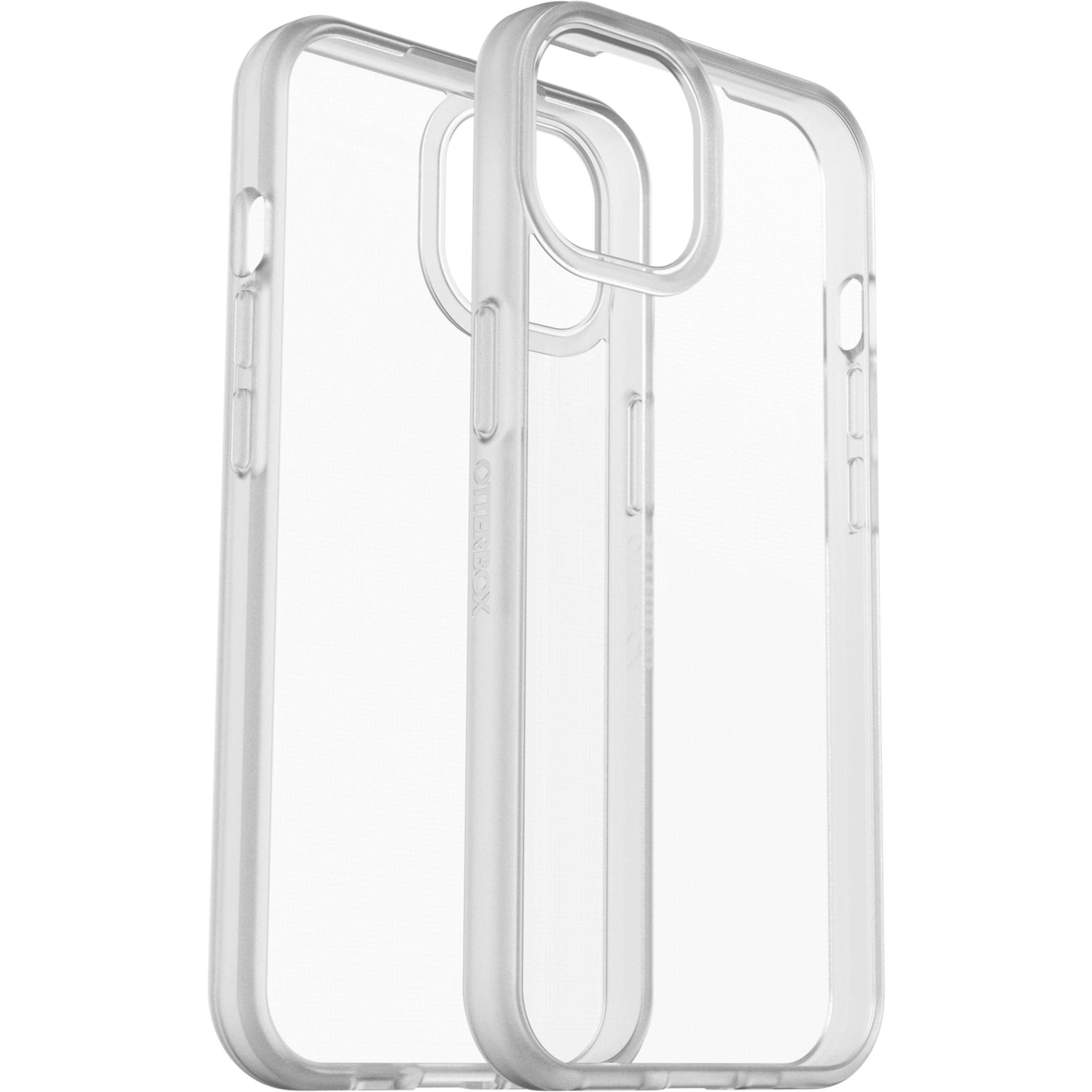 Zwei transparente Handyhüllen. Sie haben ein transparentes Design und sind aus Kunststoff.