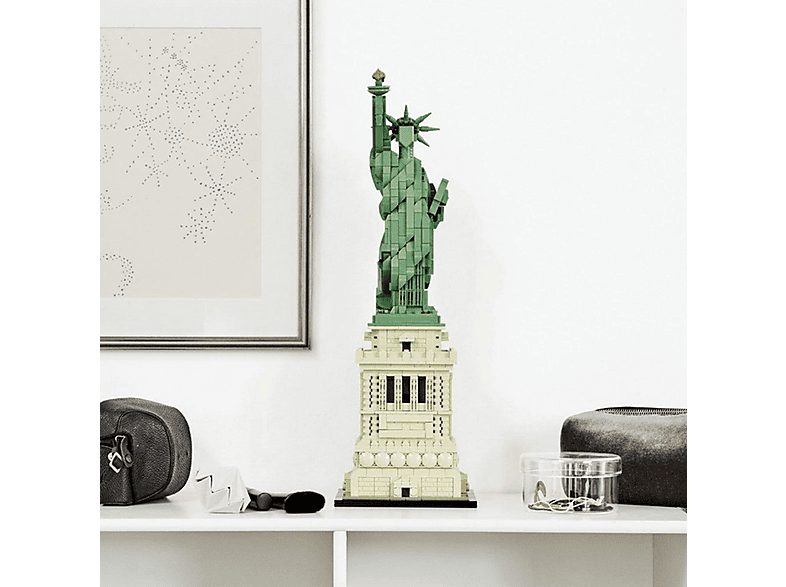 【極美品】LIBERTY FALLS COLLECTION　ミニチュア建物セット LEGO Architecture 21042 FREIHEITSSTATUE Bausatz | MediaMarkt