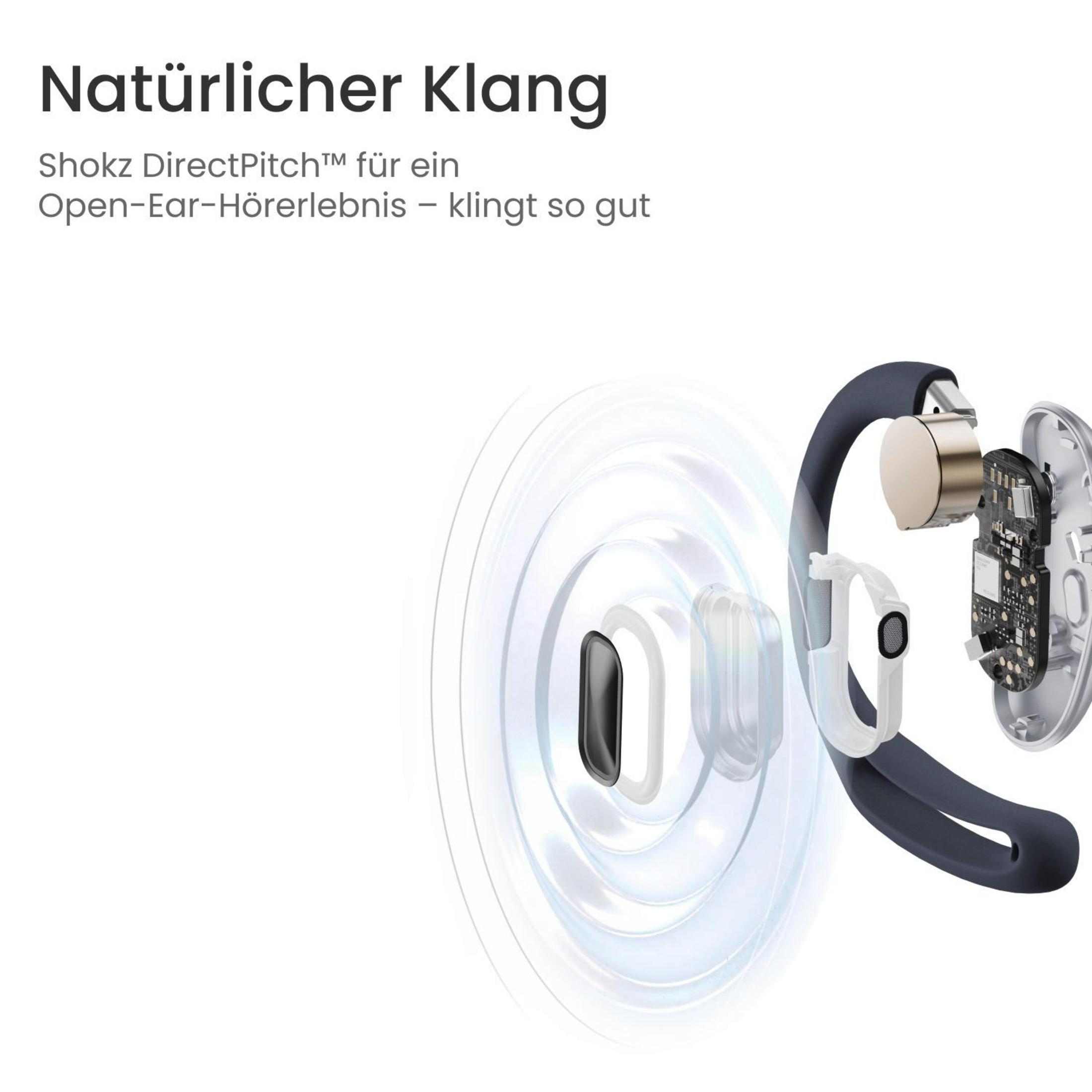 Auricolari con onde sonore trasparenti e testo. Bianco e nero. Sfondo bianco.