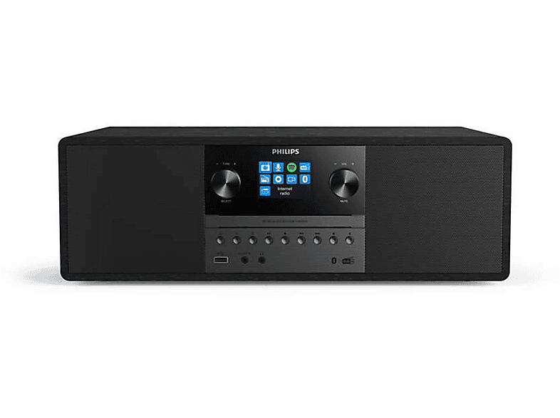 Minicadena | PHILIPS TAM6805/10, 50 W, Audio-CD, MP3-CD, Negro | MediaMarkt