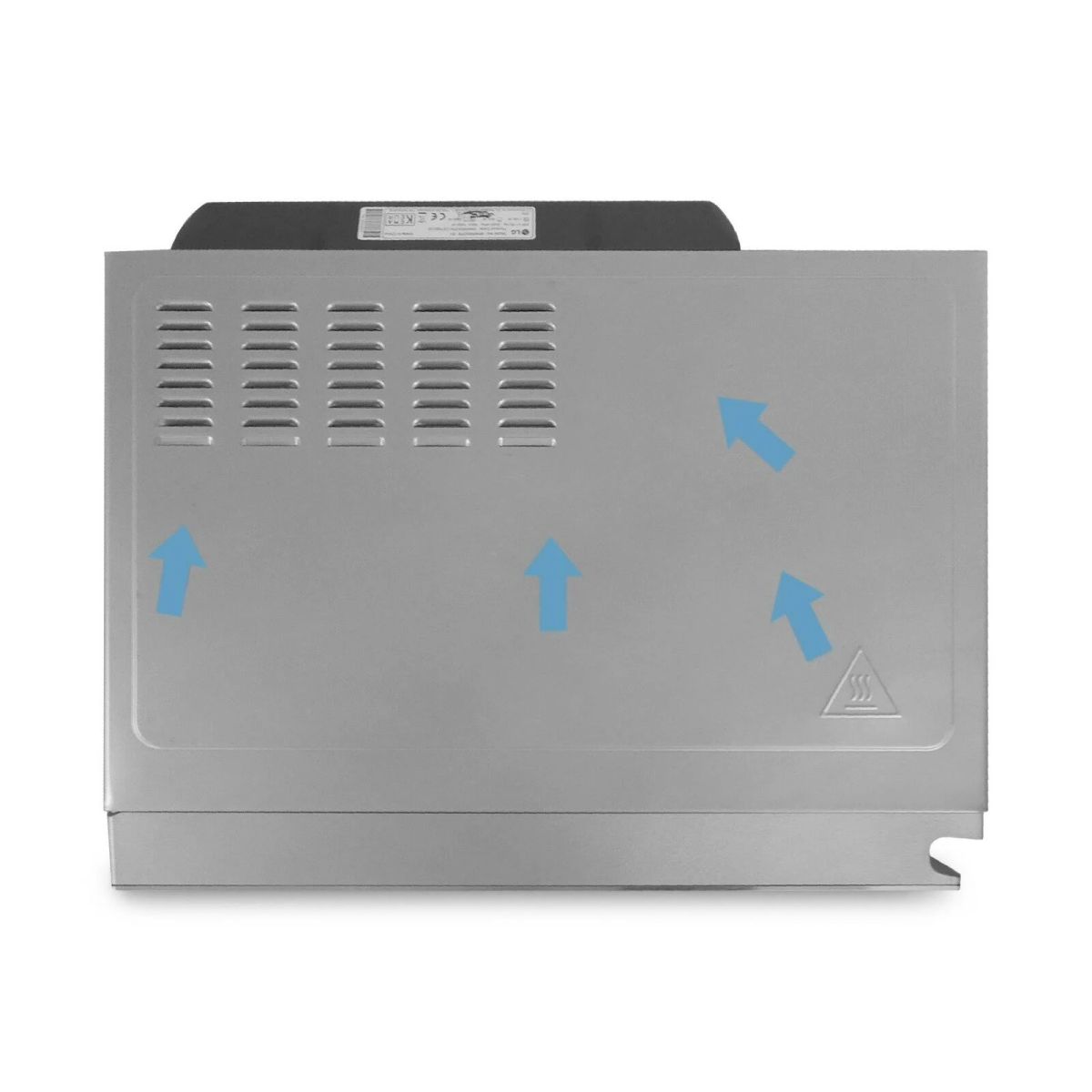 Microondas libre instalación - LG MH6565CPS, 1150 W, 5 potencia, 25 l, Acero inoxidable