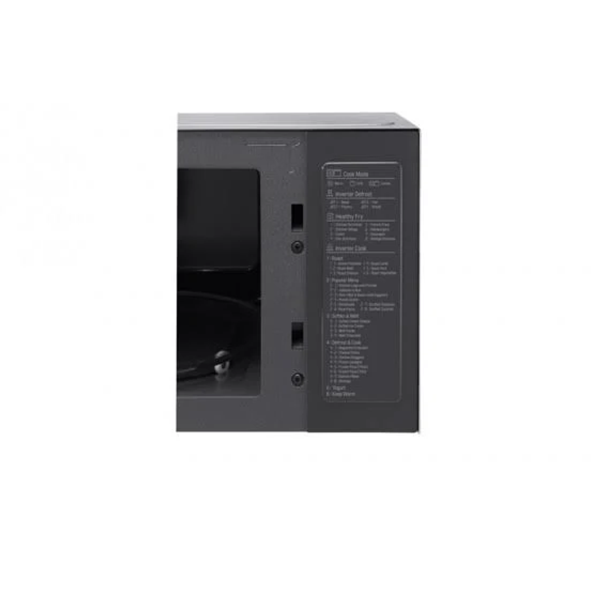 Microondas libre instalación - LG MH6565CPS, 1150 W, 5 potencia, 25 l, Acero inoxidable