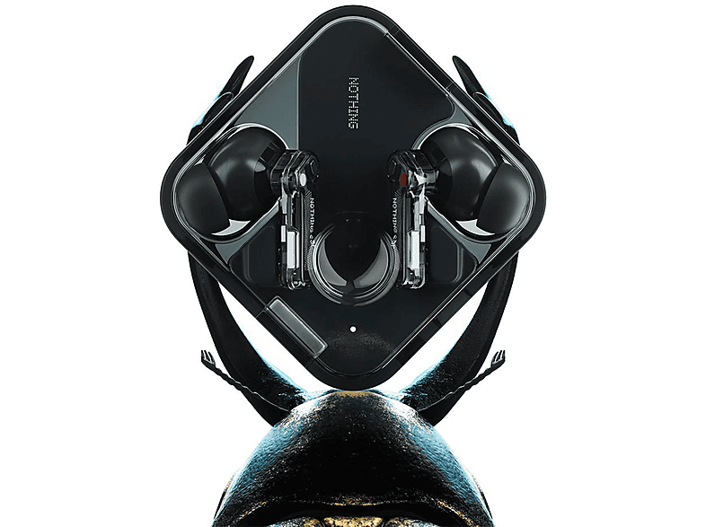 NOTHING Ear AURICOLARI WIRELESS, Nero, Trasparente