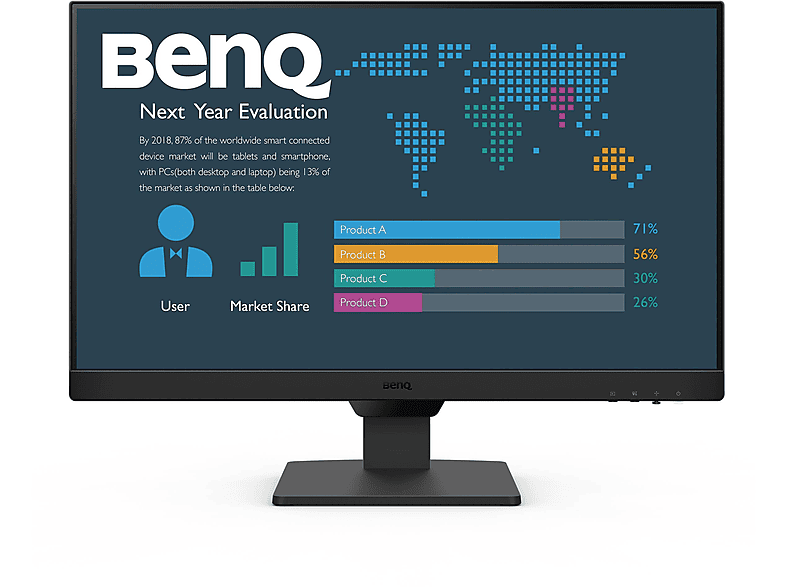 BENQ BL2490 23,8 Zoll Full-HD Monitor (5 ms Reaktionszeit , 100 Hz , 100 Hz nativ)