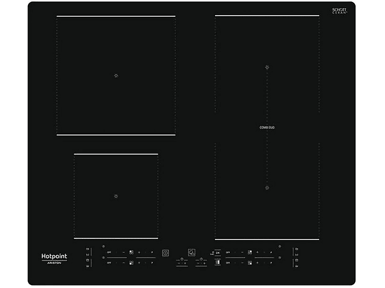 Placa de inducción - HOTPOINT HB 4860B NE