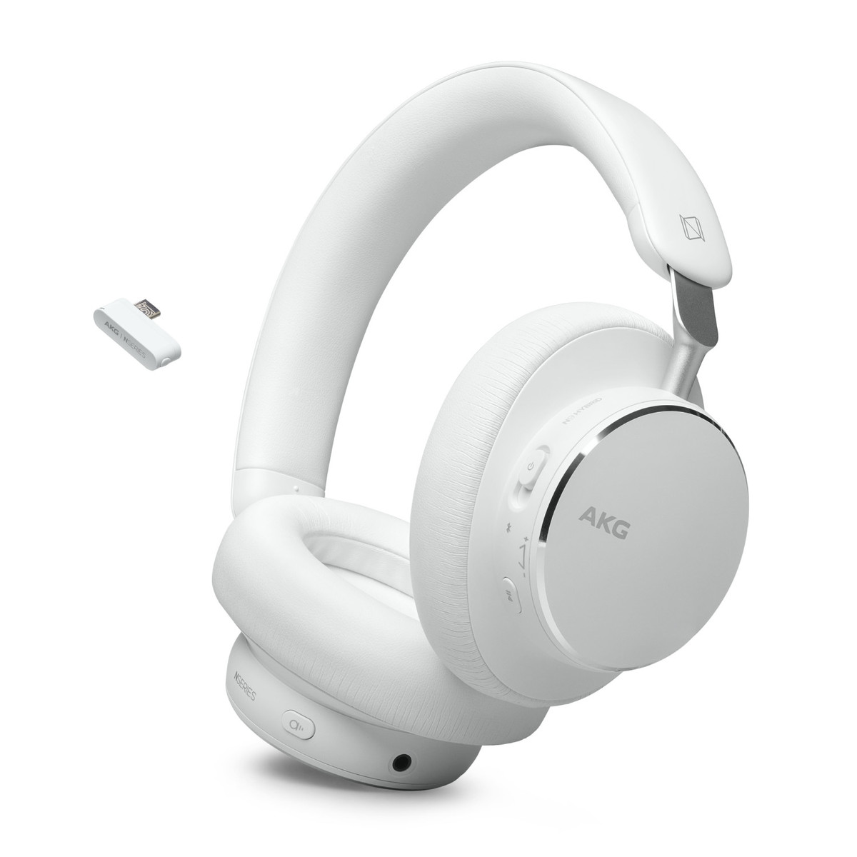 AKG N9 Hybrid, Over-ear Bluetooth Kopfhörer White | MediaMarkt