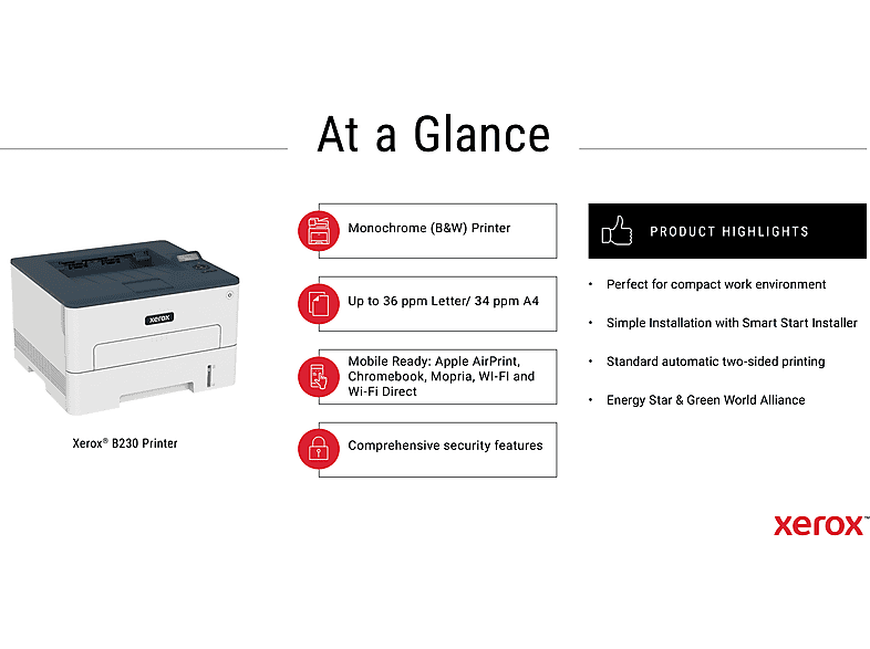 Impresora multifunción - XEROX B230V/DNI