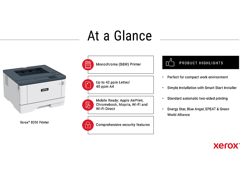 Impresora multifunción láser - XEROX B310V_DNI