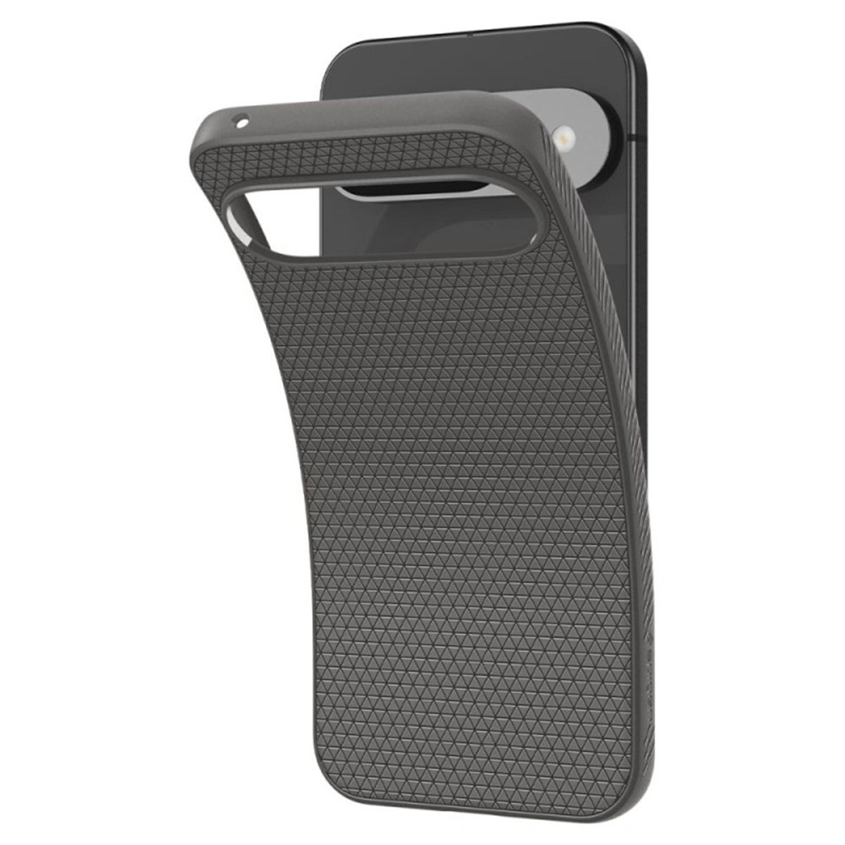 SPIGEN Coque arrière compatible avec Google Pixel 9/Google Pixel 9 Pro Coque de téléphone portable voor Google Pixel 9 / 9 Pro Gris