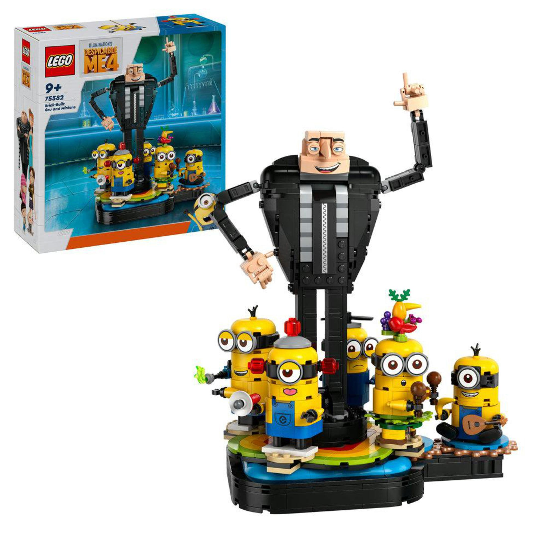 COSTRUZIONI LEGO 75582 Minions Gru E Minions In Mattoncini