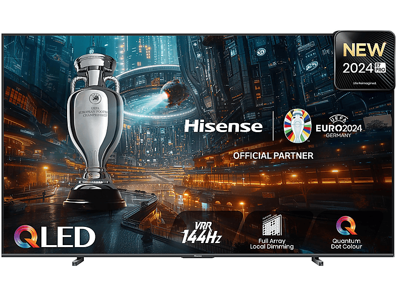 HISENSE 100 E 77 NQ PRO. QLED TV (Flat, 100 Zoll / 254 cm, UHD 4K ...