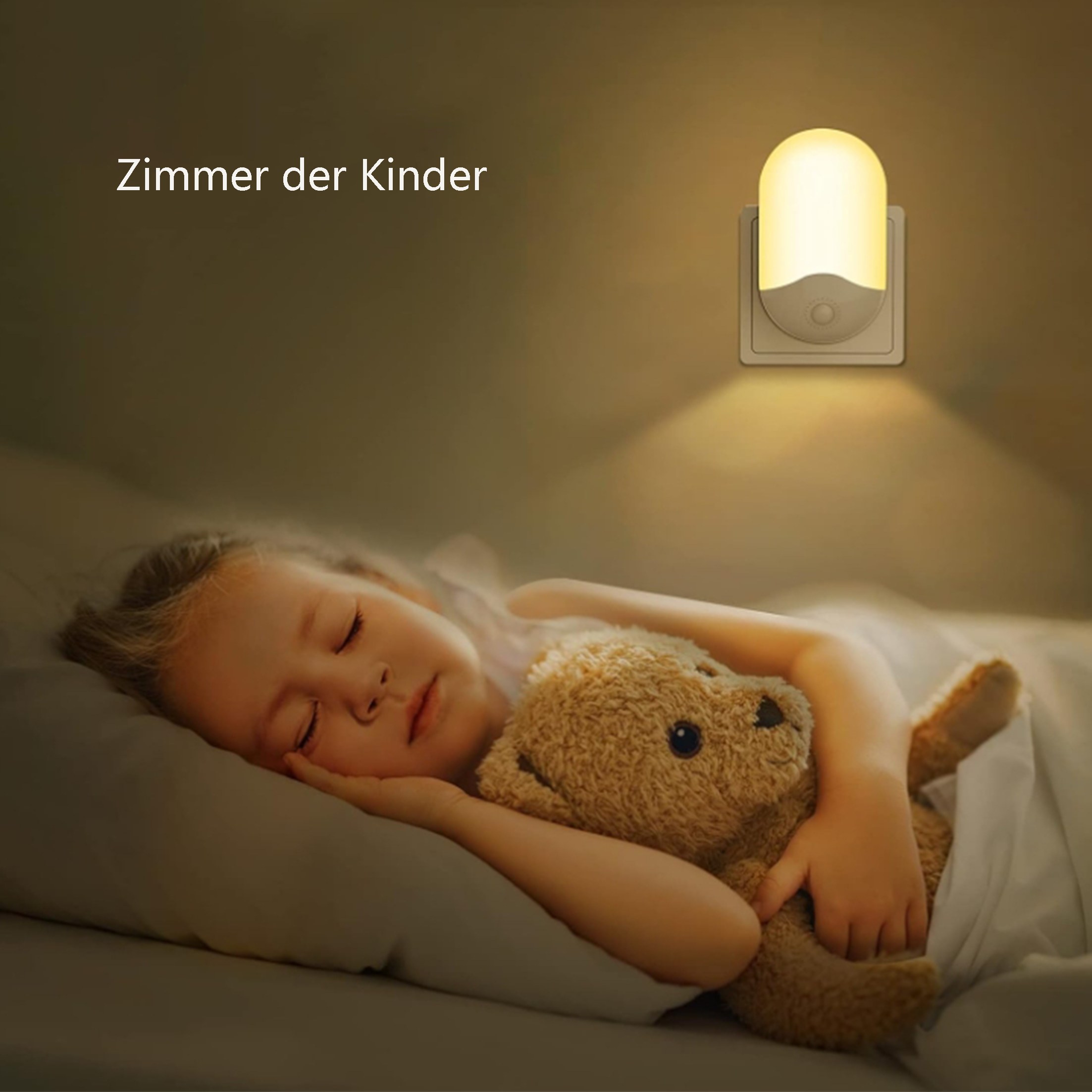 NAXSIR Zwei Farbige Lampen, 3 Stück Nachtlicht