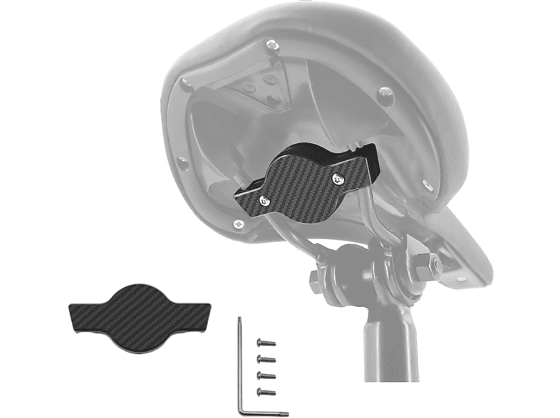 INF Diebstahlsicherer AirTag-Halter für Fahrrad AirTag-Halter