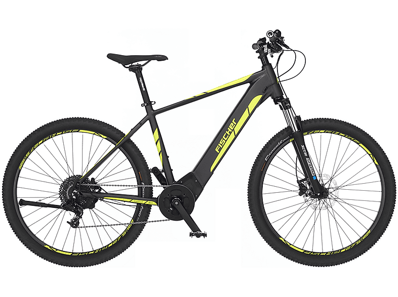 FISCHER MONTIS 5.0i 504 Wh, 46 cm Mountainbike (Laufradgröße: 29 Zoll, Unisex-Rad, schiefergrau matt)