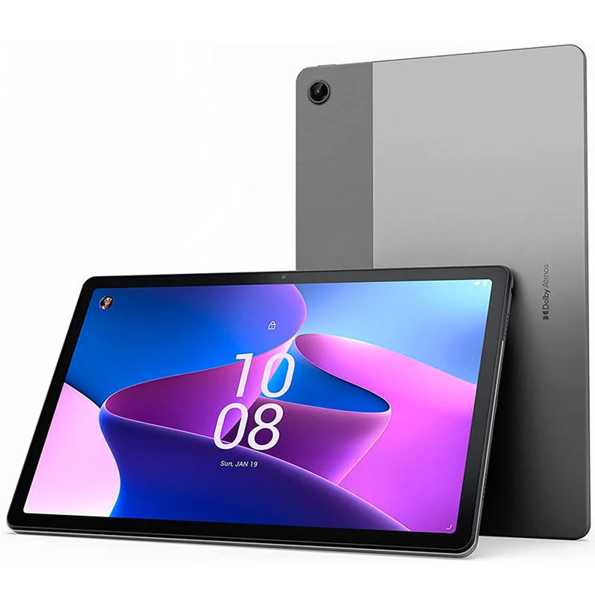 Un tablet con data sullo schermo e un secondo tablet sullo sfondo.