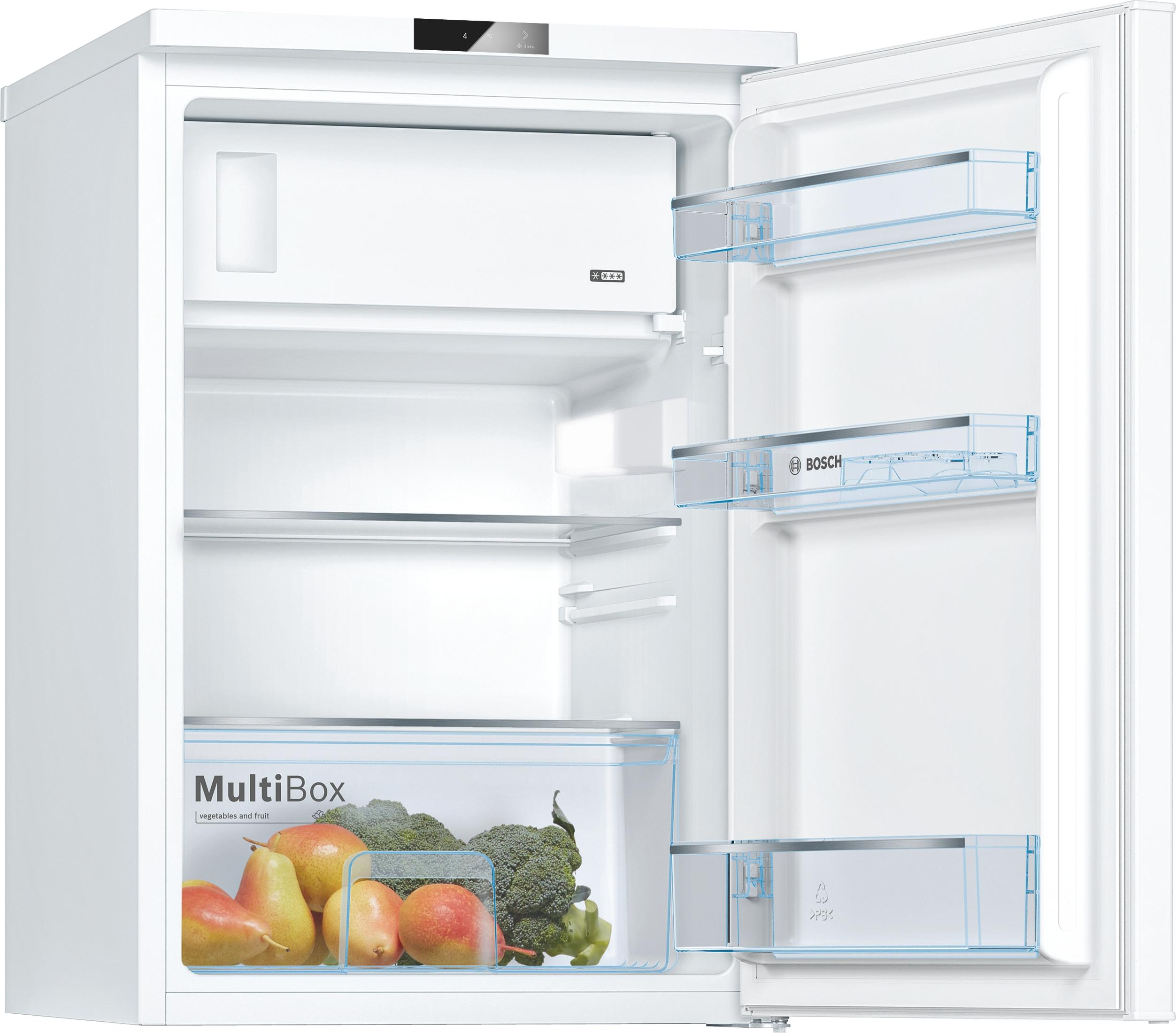 BOSCH KTL15NWEB Serie 2 Kühlschrank (E, 85,00 cm hoch, Weiß)