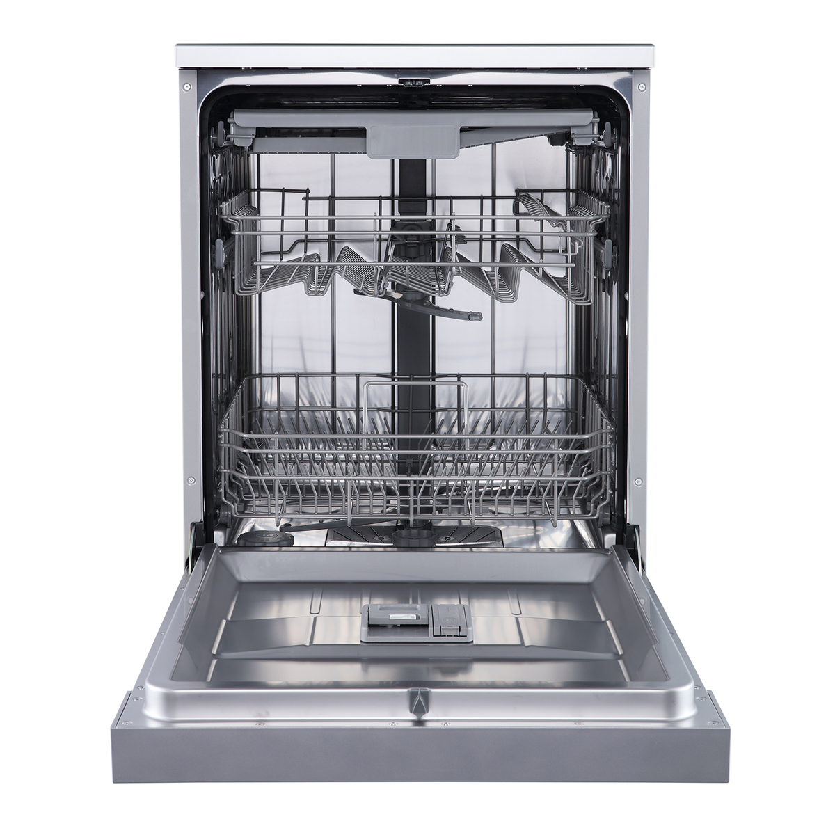 Lavastoviglie Libera installazione HISENSE HS623D10X, Programmi 7, Dimensioni: L 60,0 cm, A 85,0 cm, P 60,0 cm, Rumorosità 47 dB(A), Consumo di acqua 11 l, Acciaio inox, Classe D