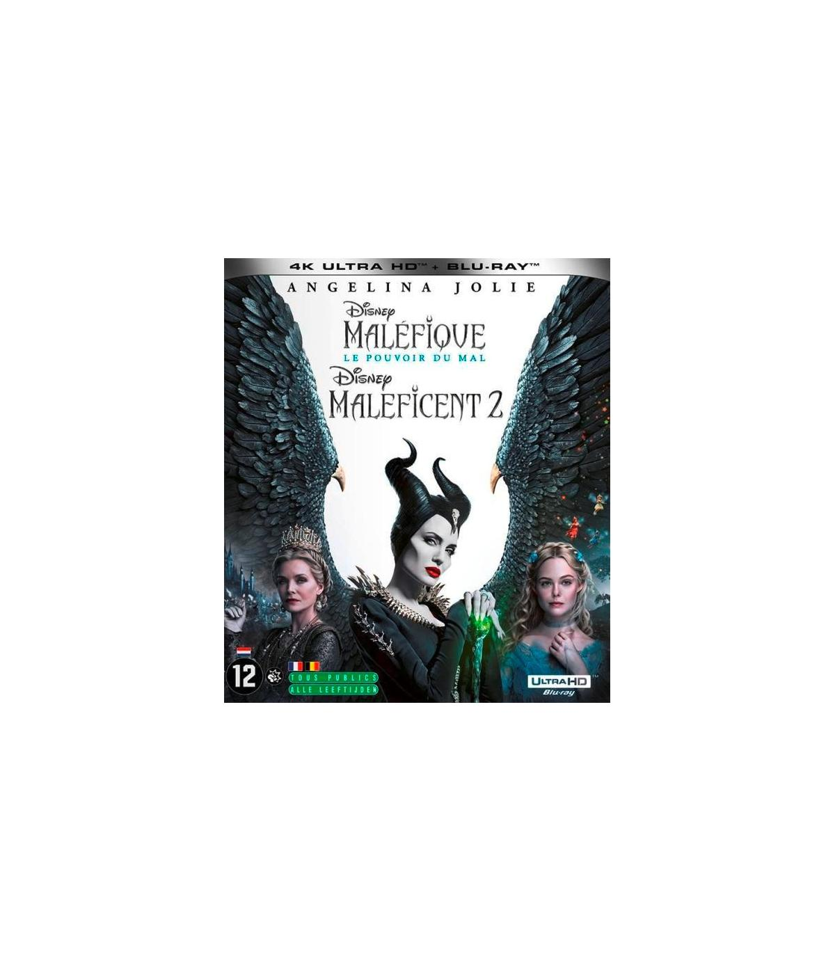 Filmposter met Angelina Jolie als Maleficent. Titel: Maleficent: Mistress of Evil.