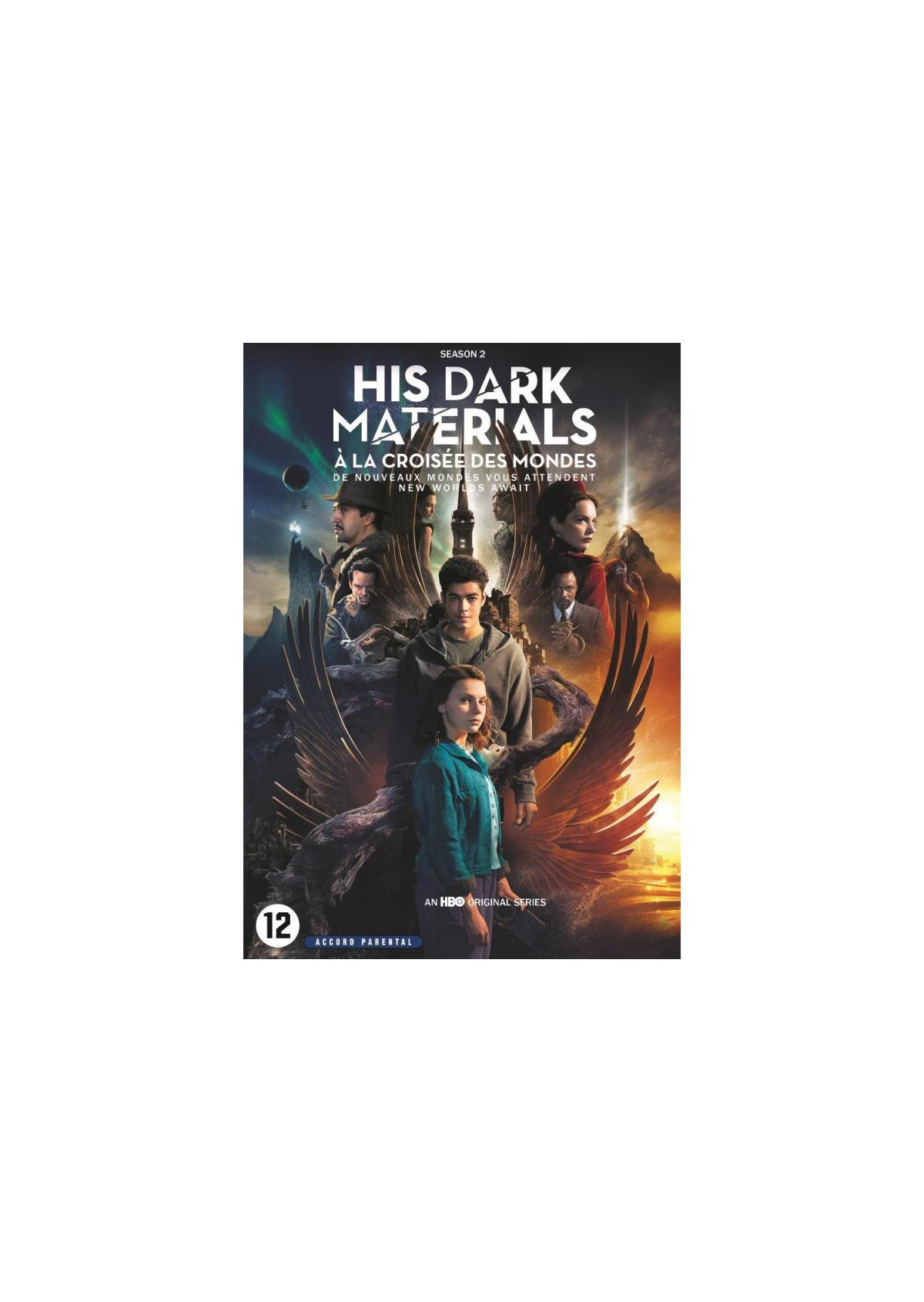 Filmposter van His Dark Materials met personages.