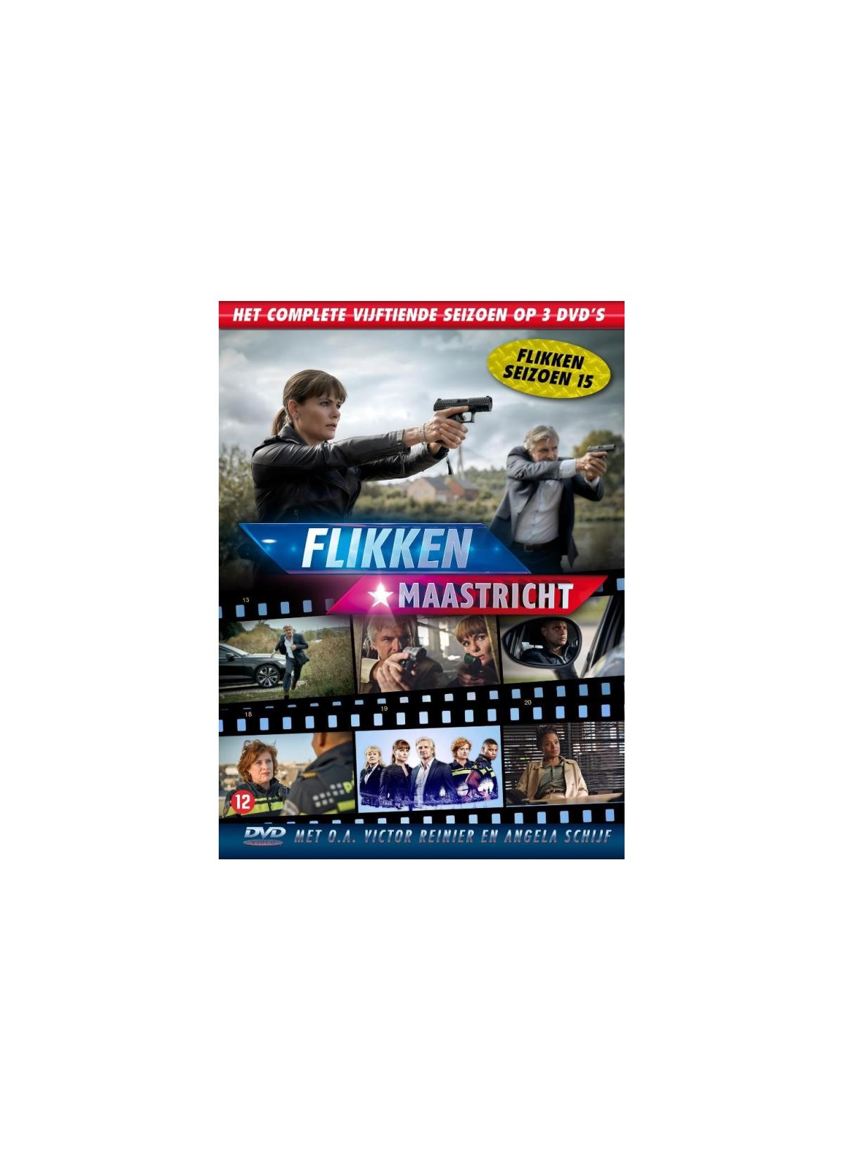 Meerdere afbeeldingen van een show. De titel is Fikken Maastricht.