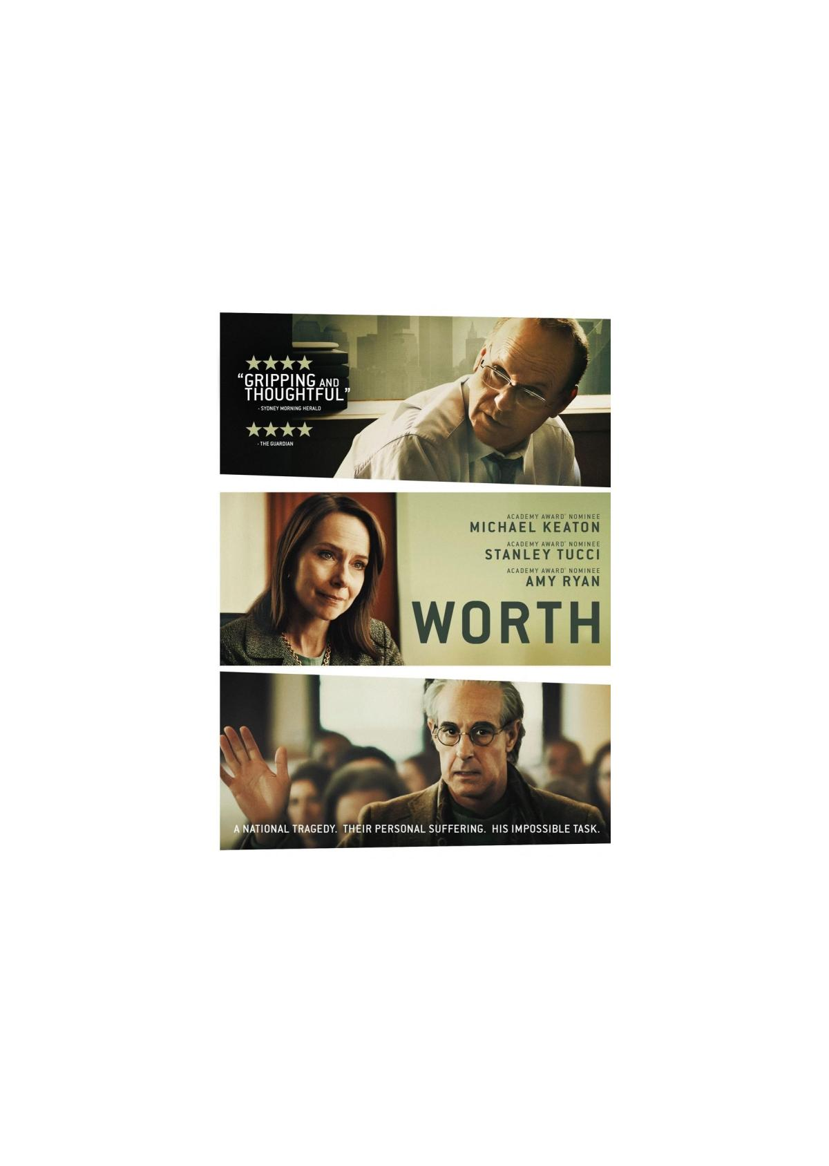 Filmaffiche: Acteurs met de titel Worth. Titel: Worth.