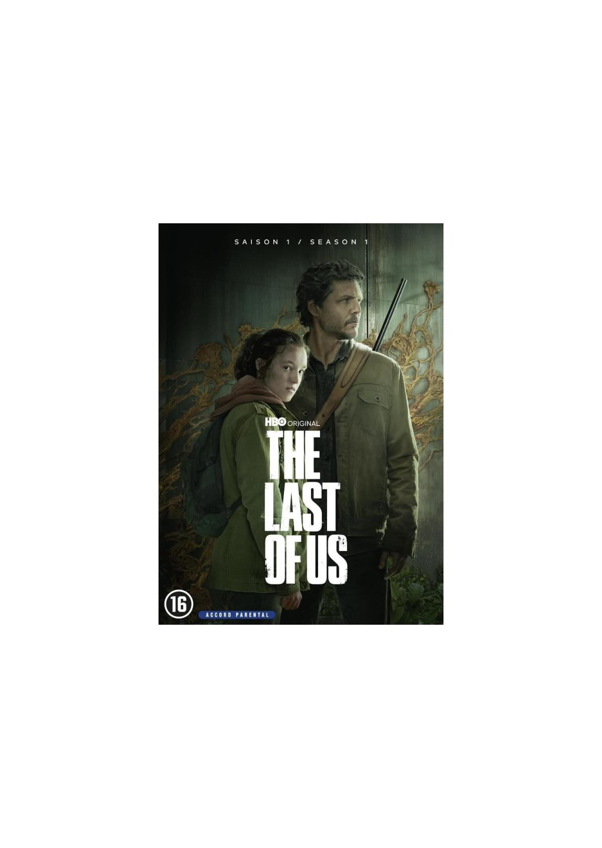 The Last of Us DVD cover, two figures walking with a forest in background.