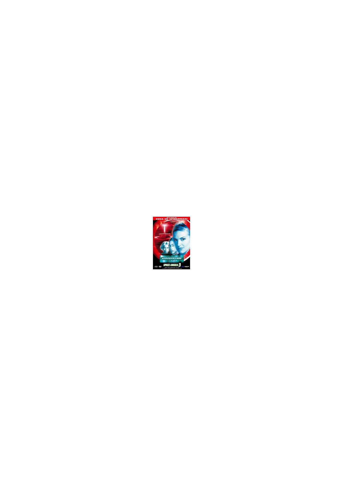 DVD-hoes van 'Spice Angels 3'. Een vrouw in rood en zwart staat op de hoes.