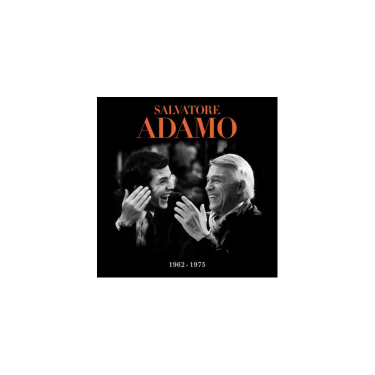 Pochette d'album avec deux hommes riant, le titre est 'Salvatore Adamo'.