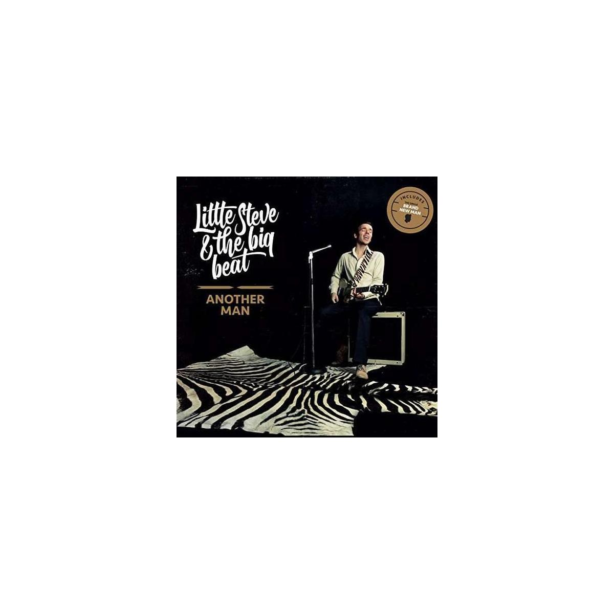 Albumhoes: Little Steve & The Big Beat, Another Man. Zanger met gitaar op zebrakleed.