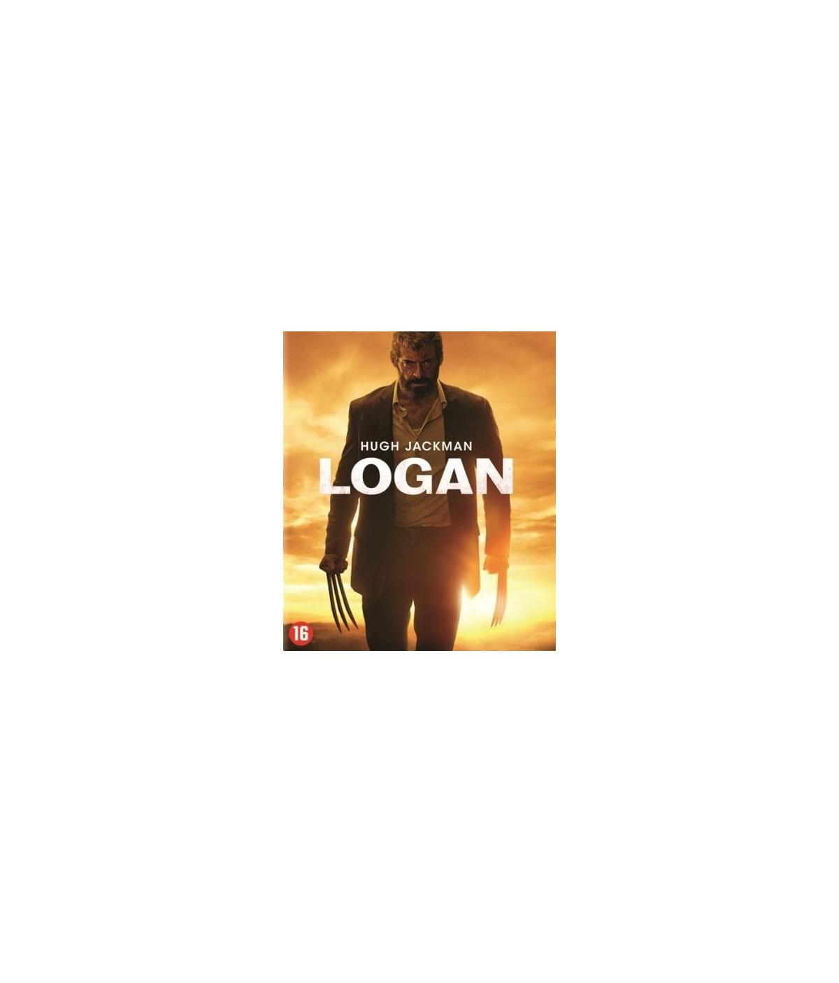 Affiche du film "Logan" avec Hugh Jackman tenant des griffes.