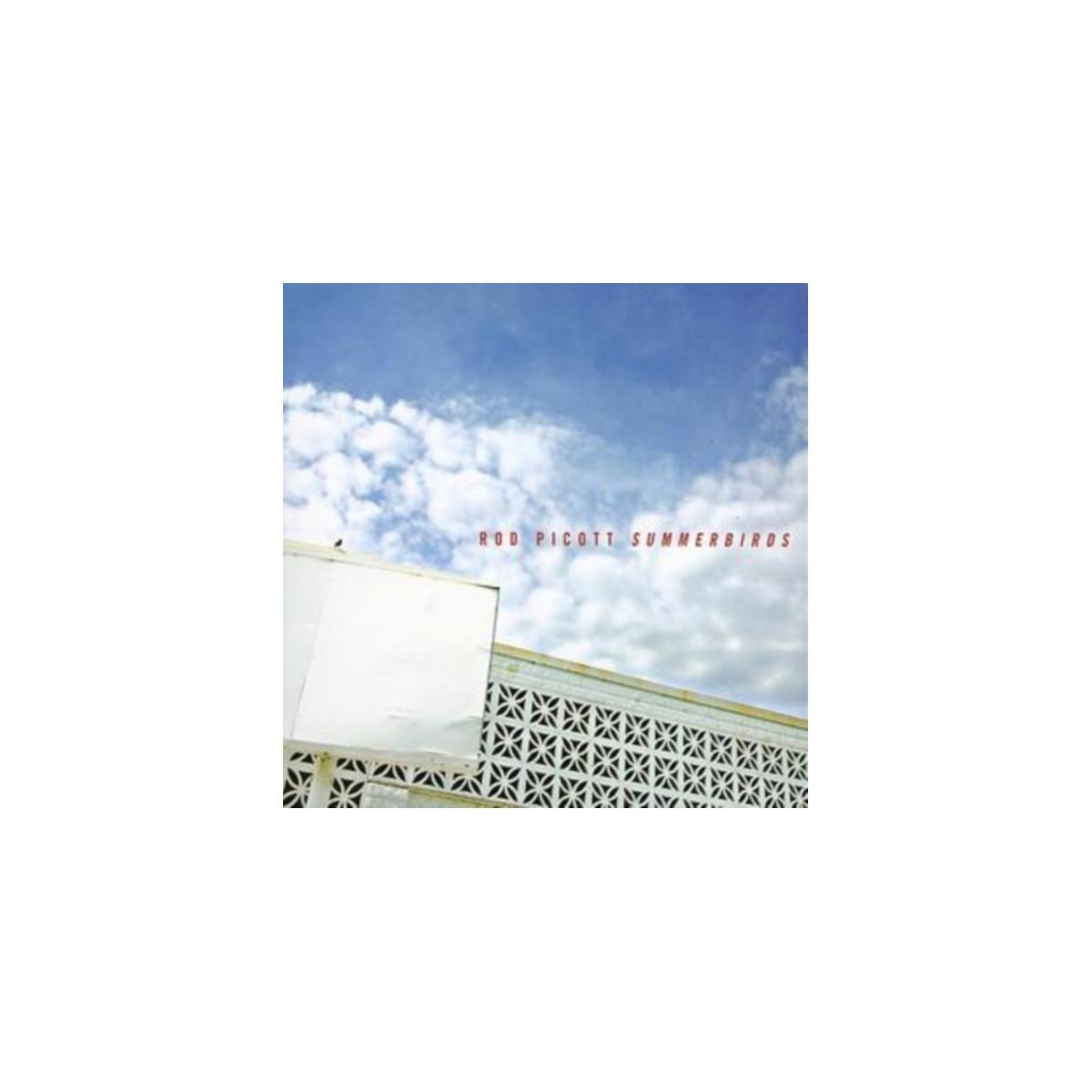 Couverture de l'album : Rod Picott Summerbirds, un mur blanc et un ciel bleu nuageux.