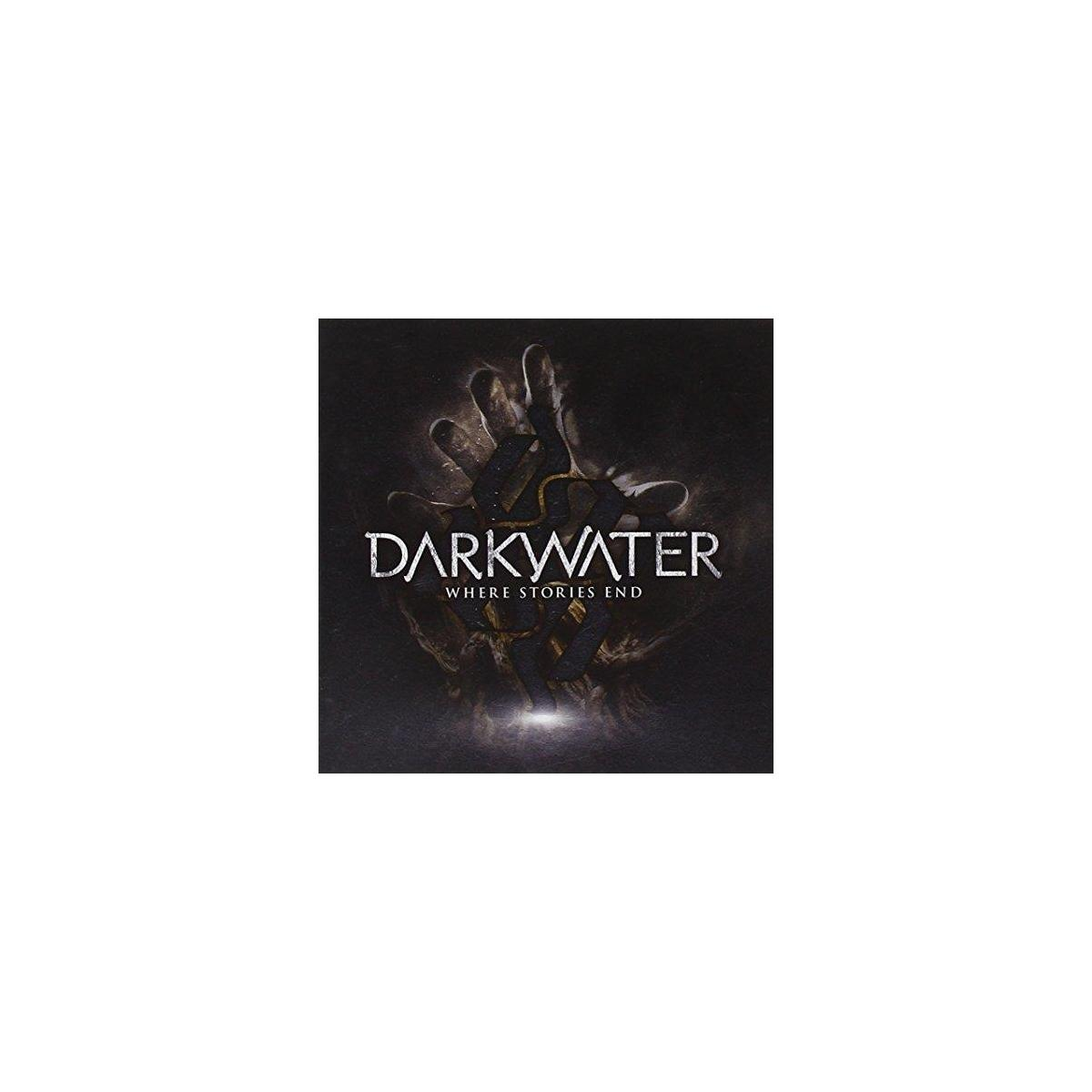 Pochette d'album : Une main avec un fond sombre. Titre : Darkwater.