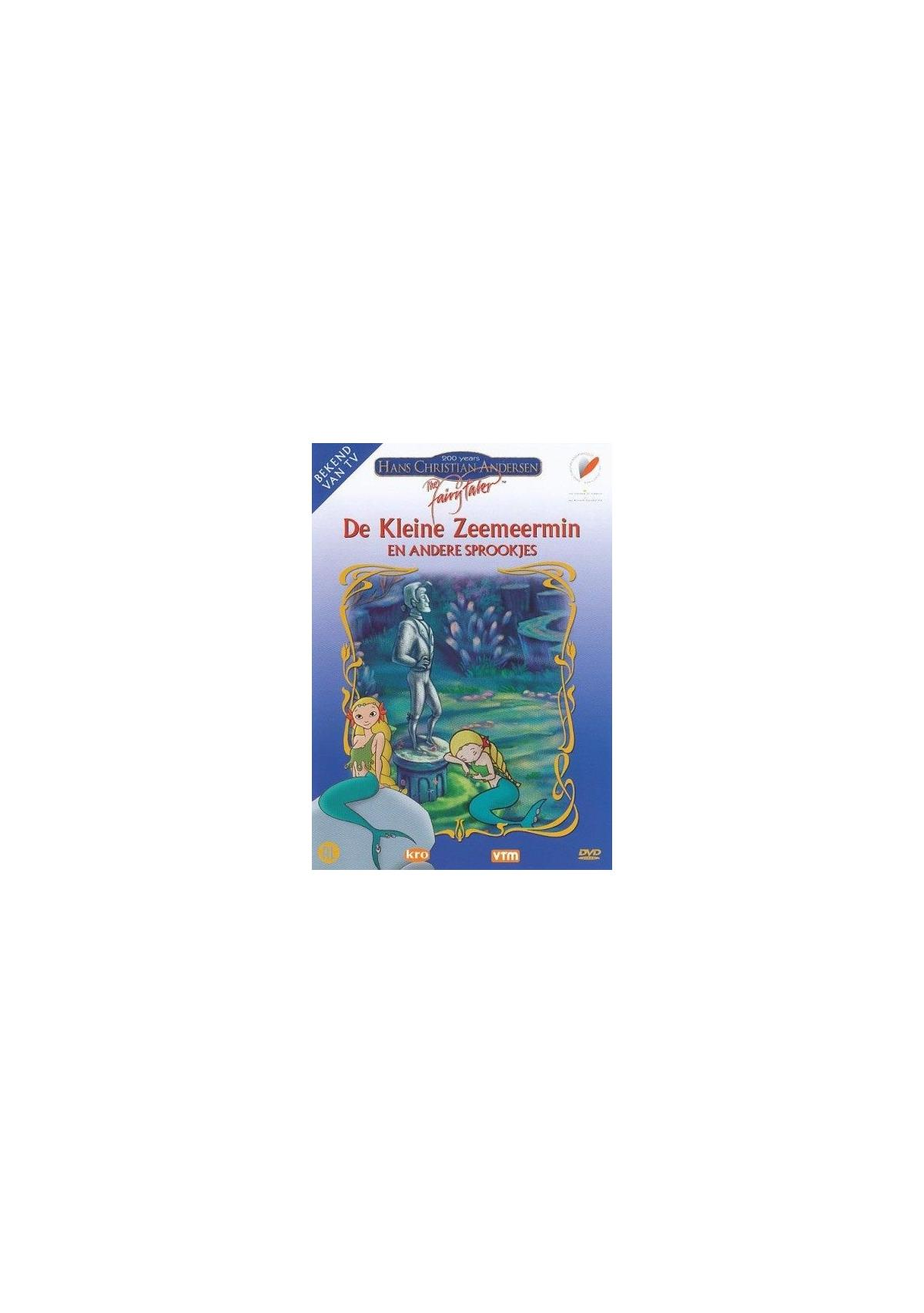 DVD-hoes van 'De Kleine Zeemeermin' (De Kleine Zeemeermin) met tekenfilmfiguren.