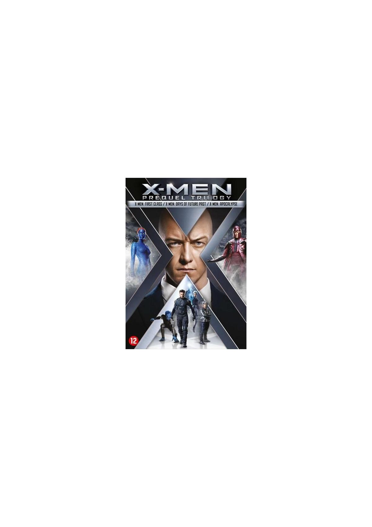 Affiche de film. Un groupe de personnes avec des super pouvoirs. Les X-Men sont au centre. Texte : X-Men.