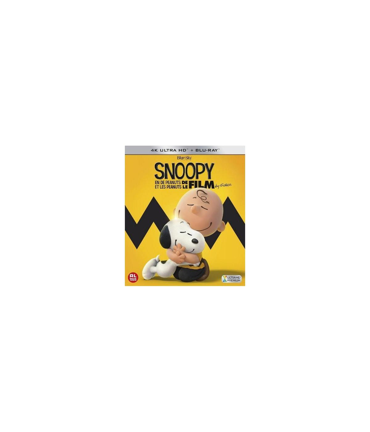Blu-ray cover met Snoopy en Charlie Brown. Tekst: Snoopy.