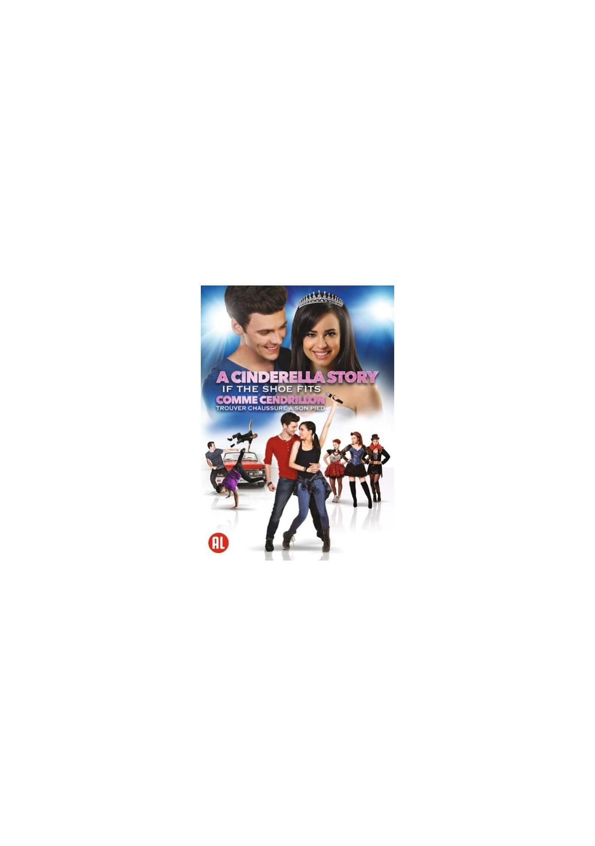 Filmposter: twee mensen dansen. Titel: A Cinderella Story.