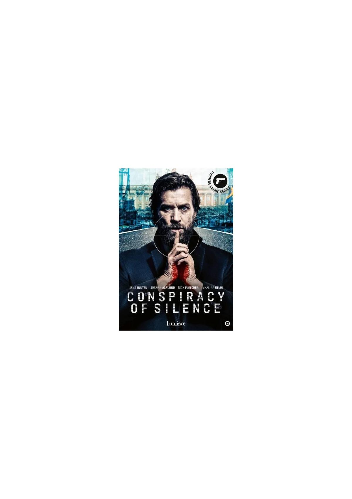 Affiche du film Conspiracy of Silence avec un homme et le titre.